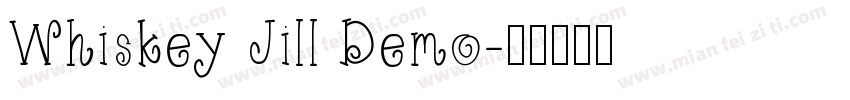 Whiskey Jill Demo字体转换